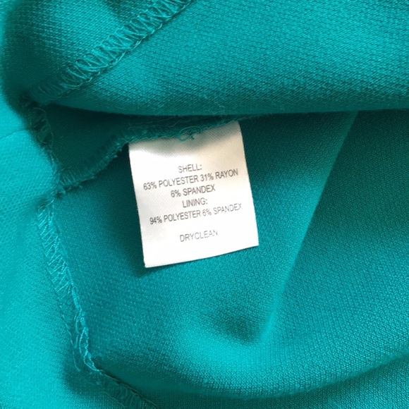 Loft Green Dress w/ Two Pockets - Picture 5 of 5